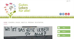 Desktop Screenshot of guteslebenfueralle.org